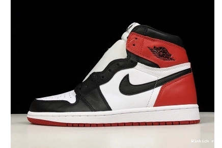 1 BLACK-VARSITY OG MENS AIR RED TOE” “BLACK HIGH  WHITE JORDAN 1121